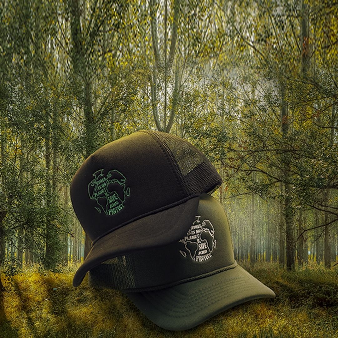 No Planet B Foam Trucker Hat (Black)