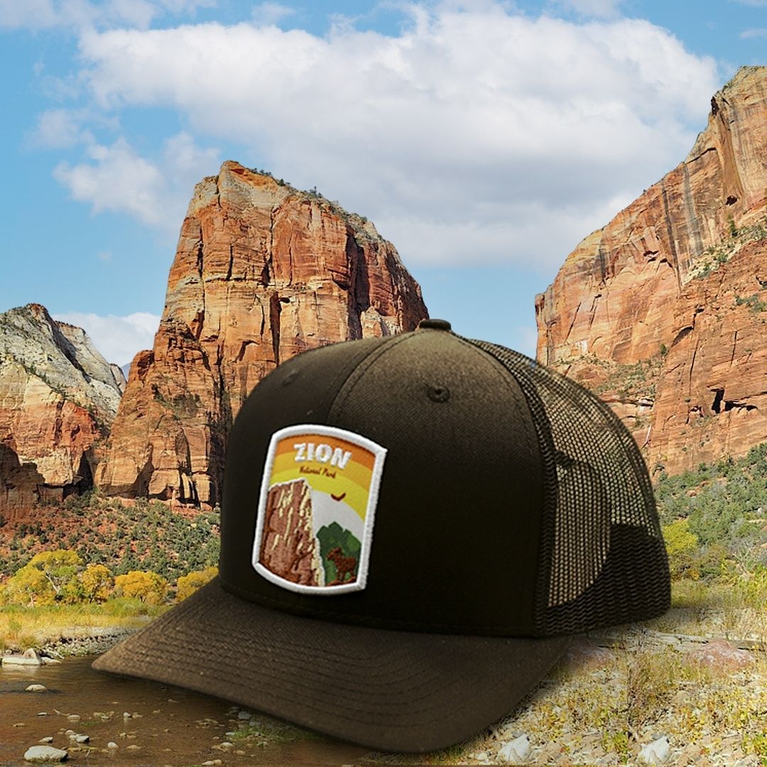 Zion Trucker Hat (Heather Grey)