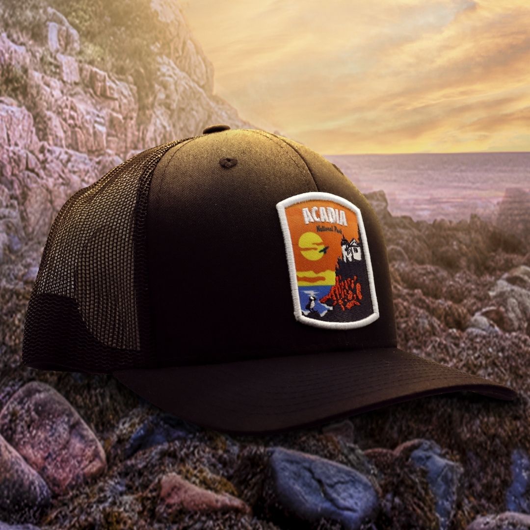 Acadia Trucker Hat (Black)