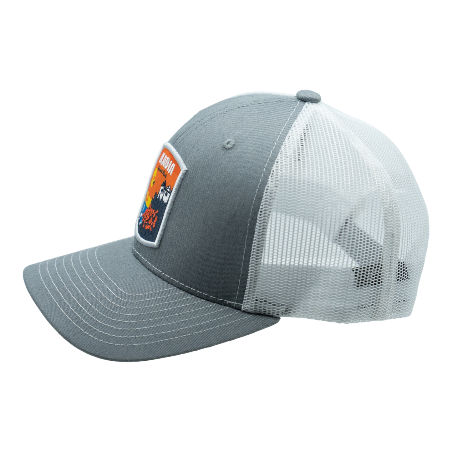 Acadia Trucker Hat (Heather Grey)