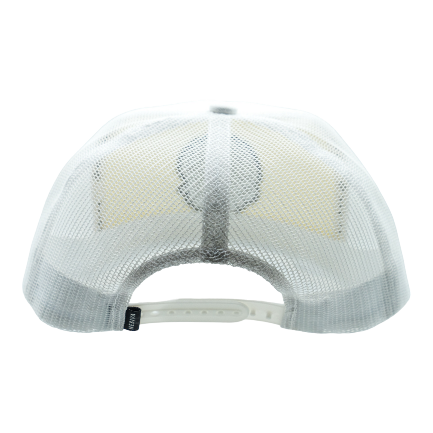 Happy Camper Tye Dye Foam Trucker Hat (White)
