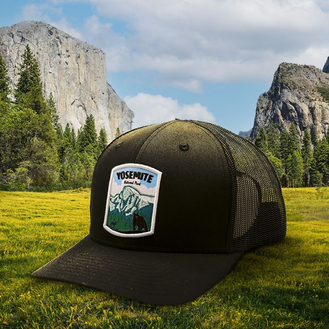 Yosemite Trucker Hat (Black)