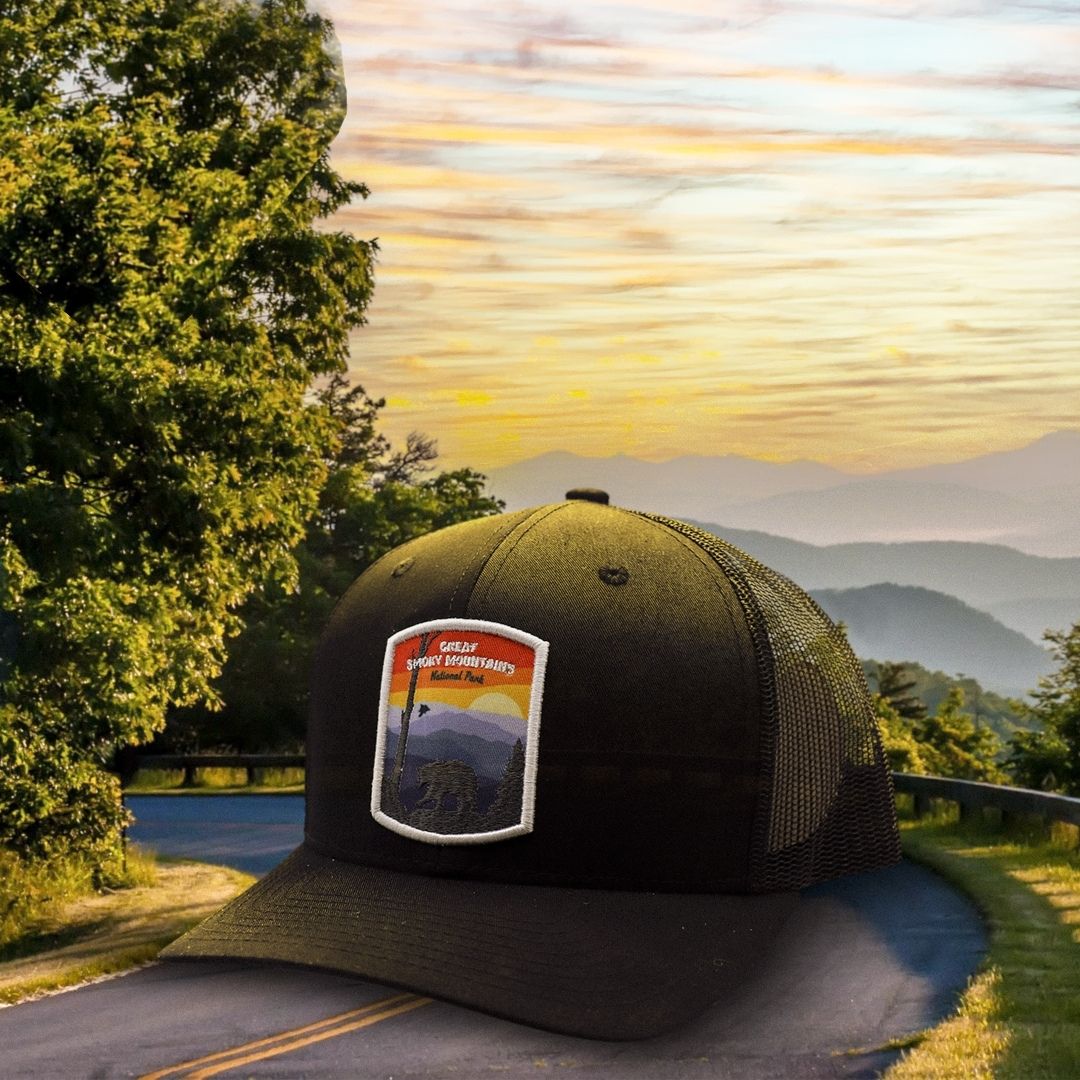 Great Smoky Mountains Trucker Hat (Black)