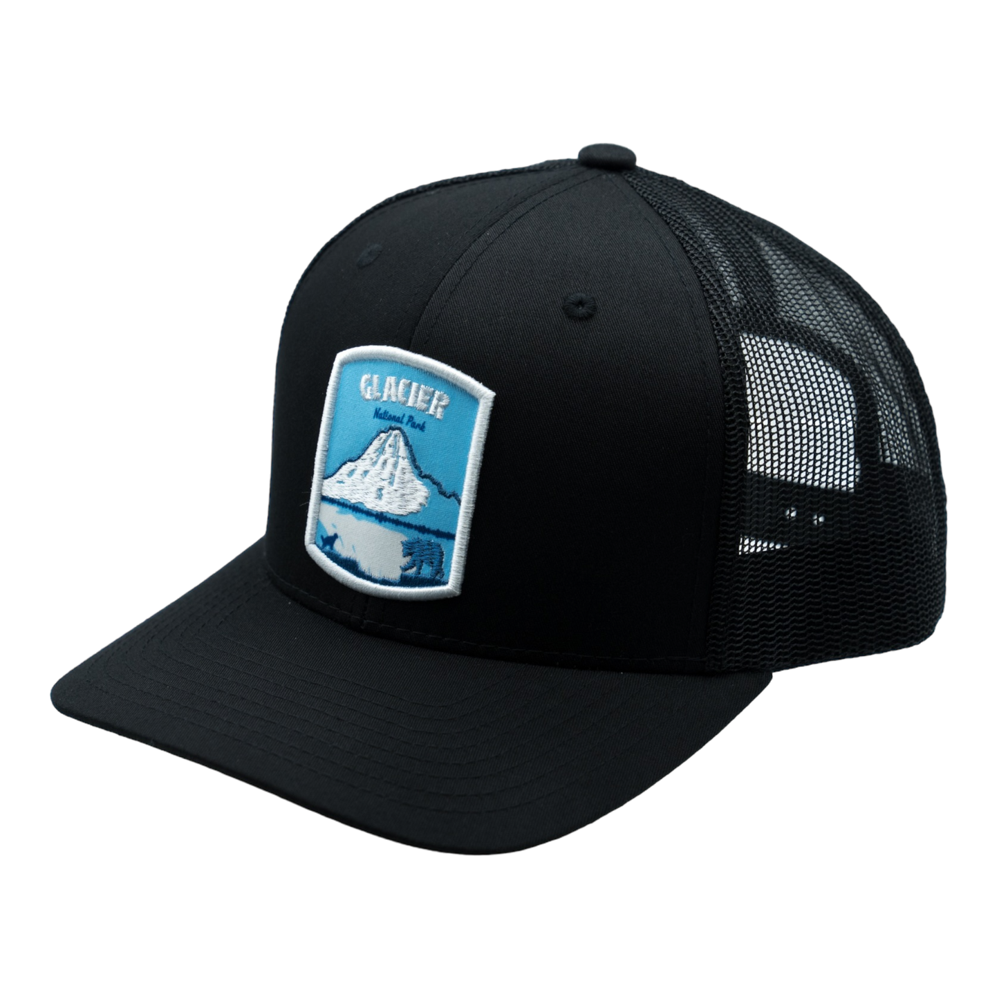Glacier Trucker Hat (Black)