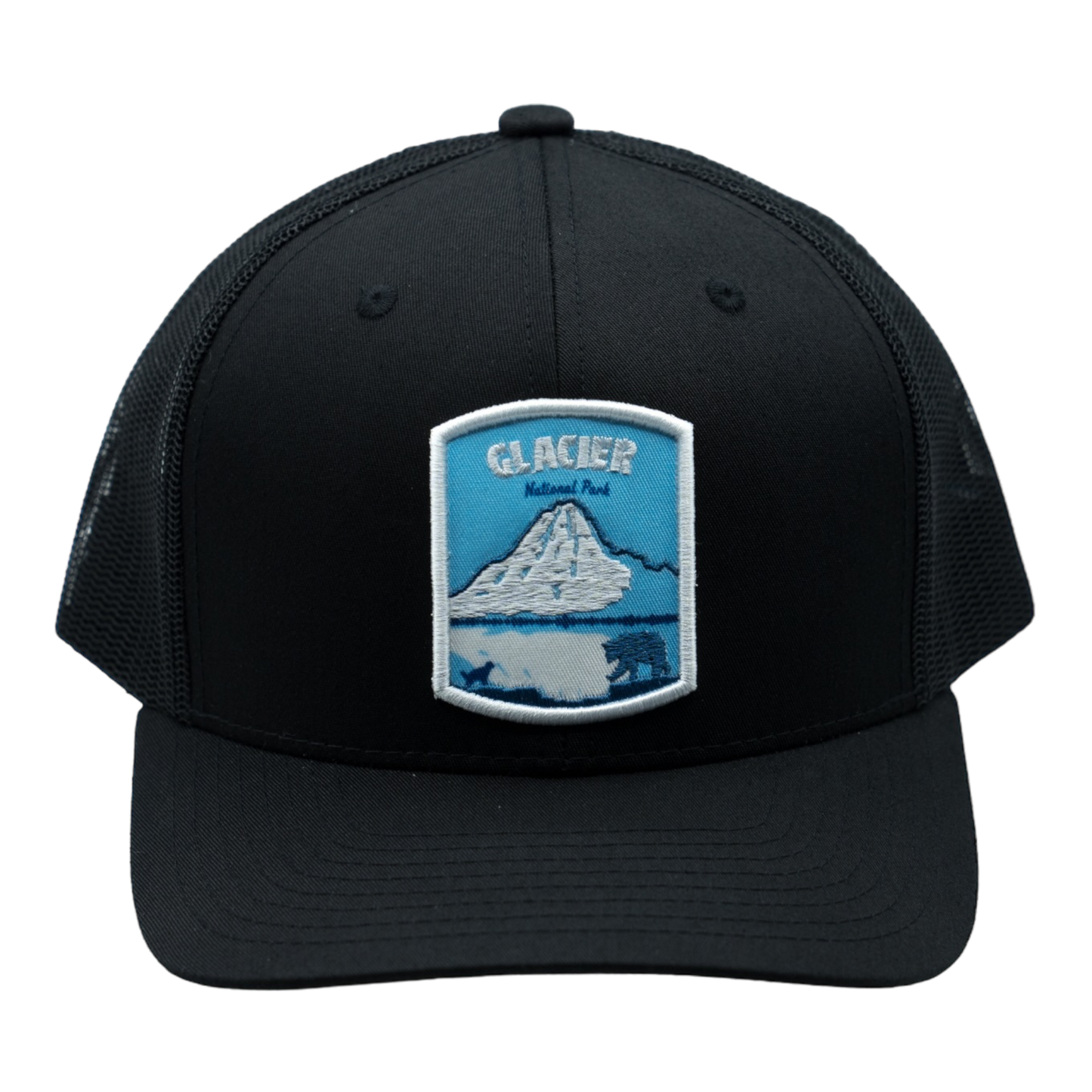 Glacier Trucker Hat (Black)
