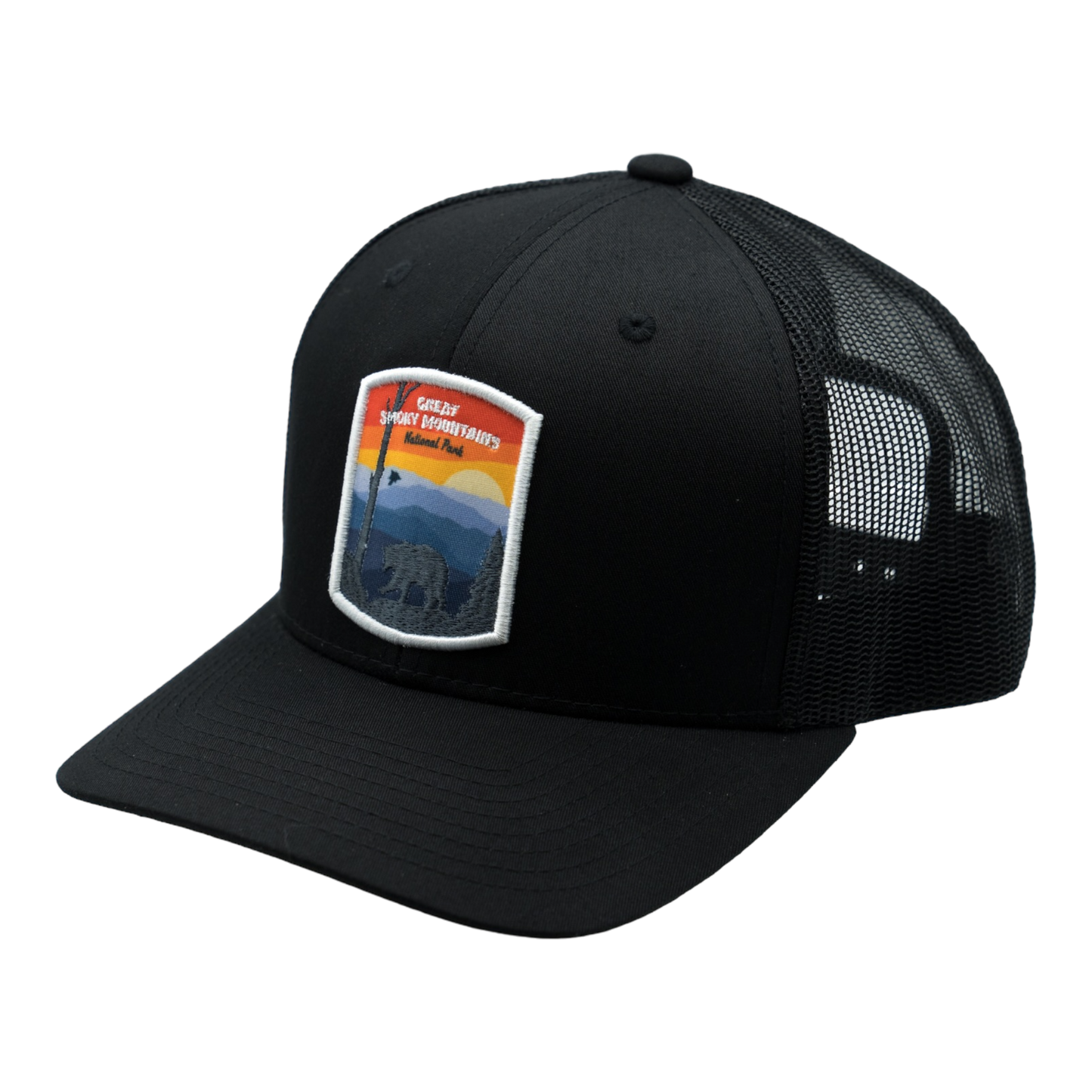 Great Smoky Mountains Trucker Hat (Black)